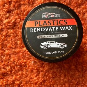 Black Plastics Renovate Wax